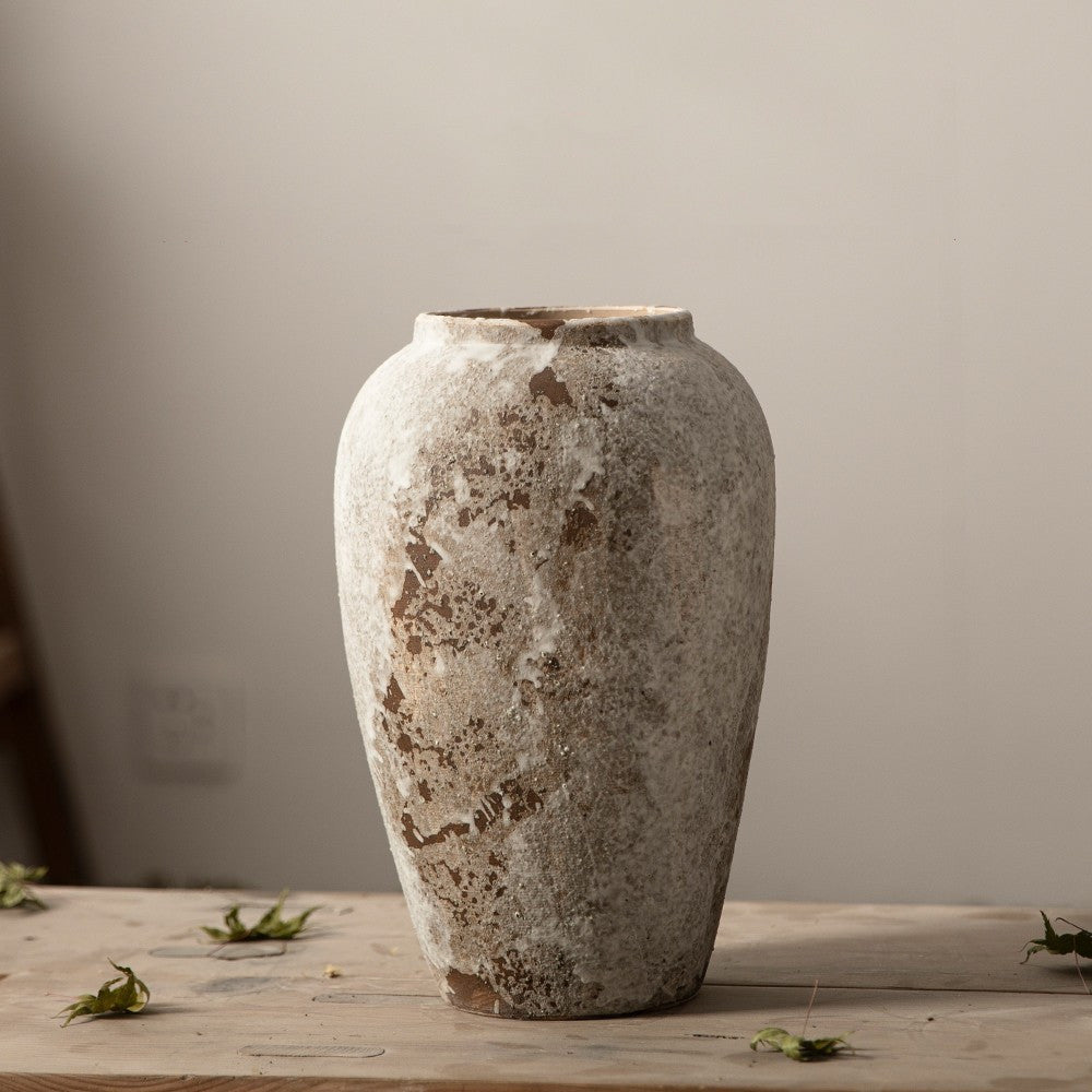 Retro Stoneware Ceramic Chinese Creative Vase Home Decorations