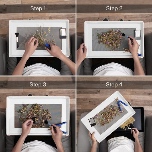 Garden Special Shallow Cut Flower Plate Pollen Tray