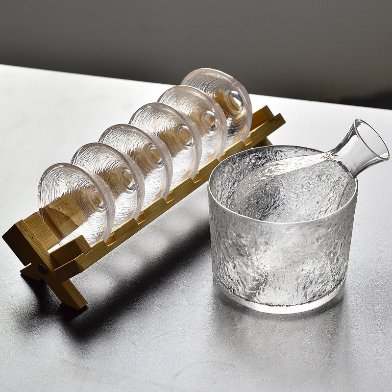 Japanese Sake Pot Set Glass Fashion