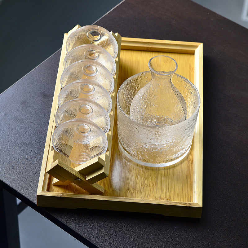 Japanese Sake Pot Set Glass Fashion