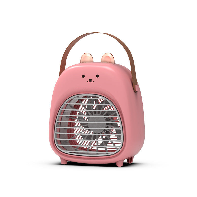 Spray Fan Humidification Cooling USB Portable Mute Desktop Fan