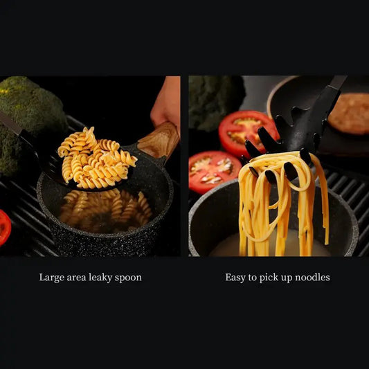 High Quality 5-piece Cooking Utensil Set - Stainless Steel Handle And Nylon Faucet, Non Stick Pan, Heat-resistant, Suitable For Home Use, Kitchen Gift, USPS Shipping, Supports Self Pickup