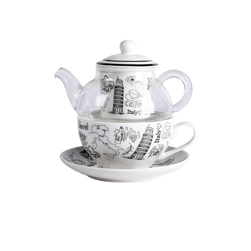 Ceramic English Mother And Son Pot Set
