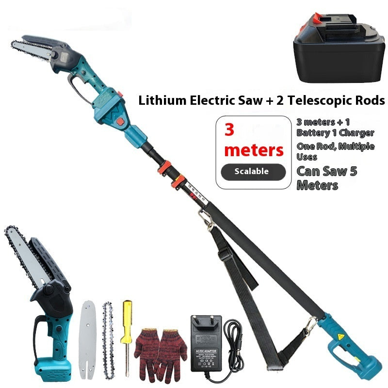 Brushless Lithium Battery Electric Chain Saw Garden Logging Electric Pruning Saw