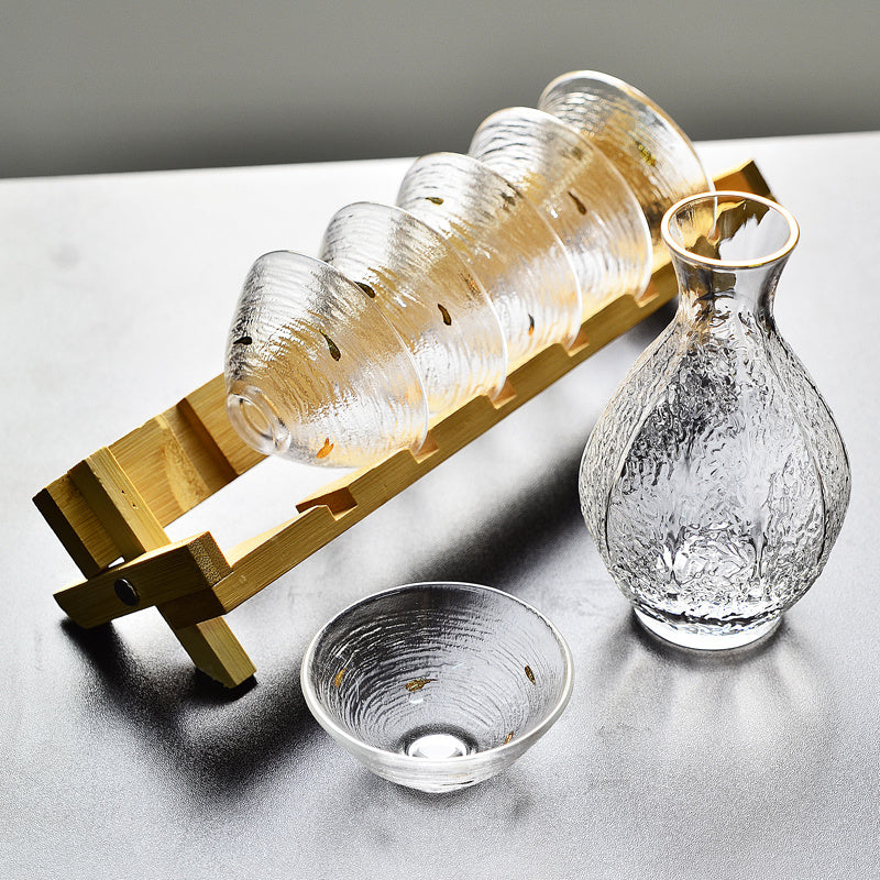 Japanese Sake Pot Set Glass Fashion
