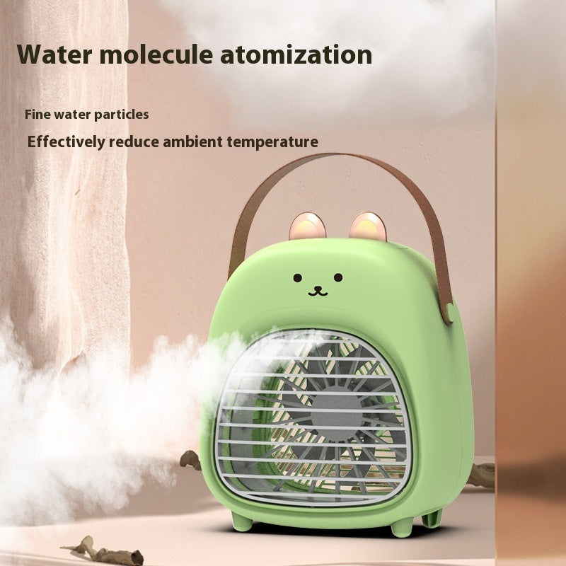 Spray Fan Humidification Cooling USB Portable Mute Desktop Fan