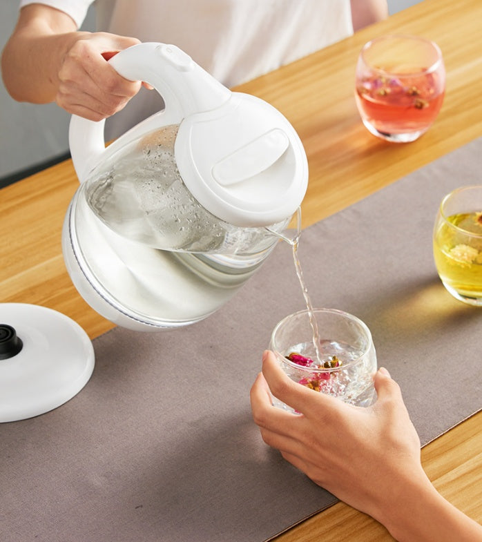 Automatic power off household glass kettle