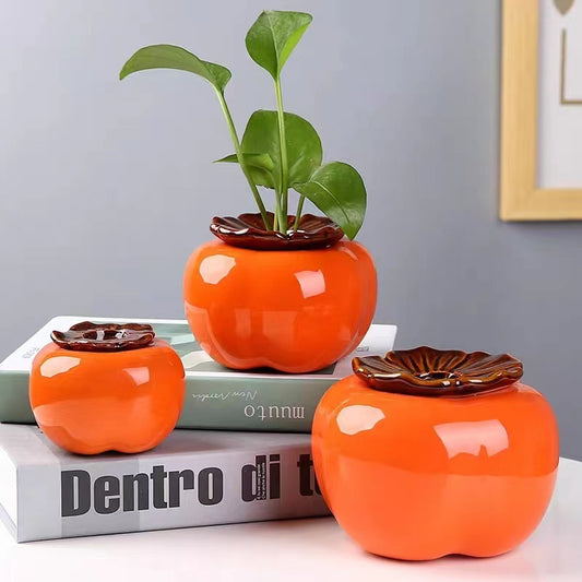 Creative Persimmon Vase Ceramic Decorations Ornaments