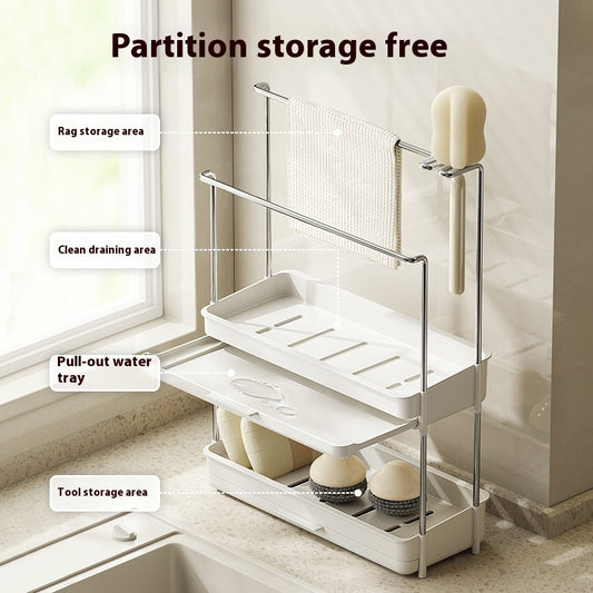 Multi-layer Rag Storage Rack Kitchen Storage Rack