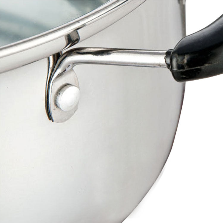 Stainless Steel Three-piece Pot 16-20-22cm Soup Pot Set