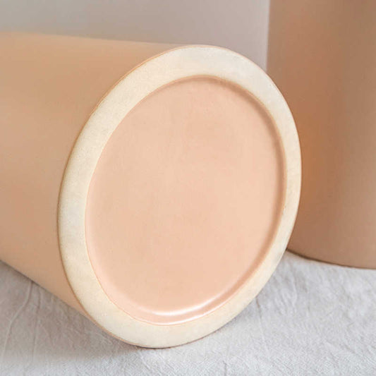 Single Ear Ceramic Flowerpot Living Room Decorations Fontanesia Hydroponic Vase Slightly Flaw