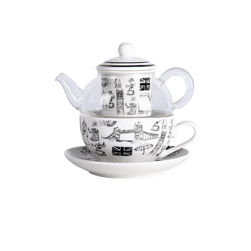Ceramic English Mother And Son Pot Set