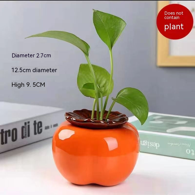 Creative Persimmon Vase Ceramic Decorations Ornaments
