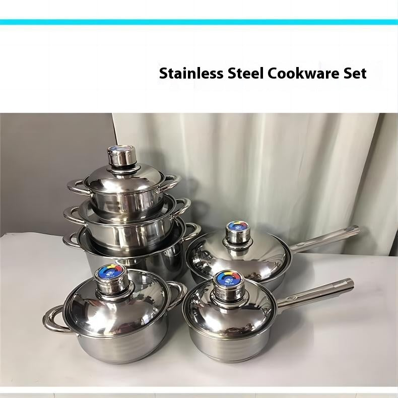 Twelve Pieces Set Pot Household Non-stick