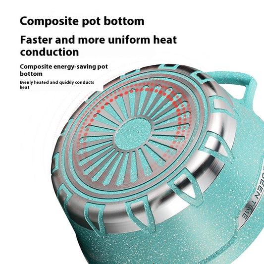 Cooking Pot Set Die-cast Soup Household Wok An Aluminum Non-stick Pan