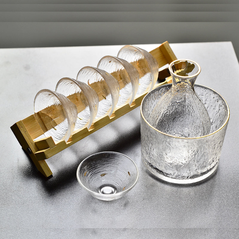Japanese Sake Pot Set Glass Fashion