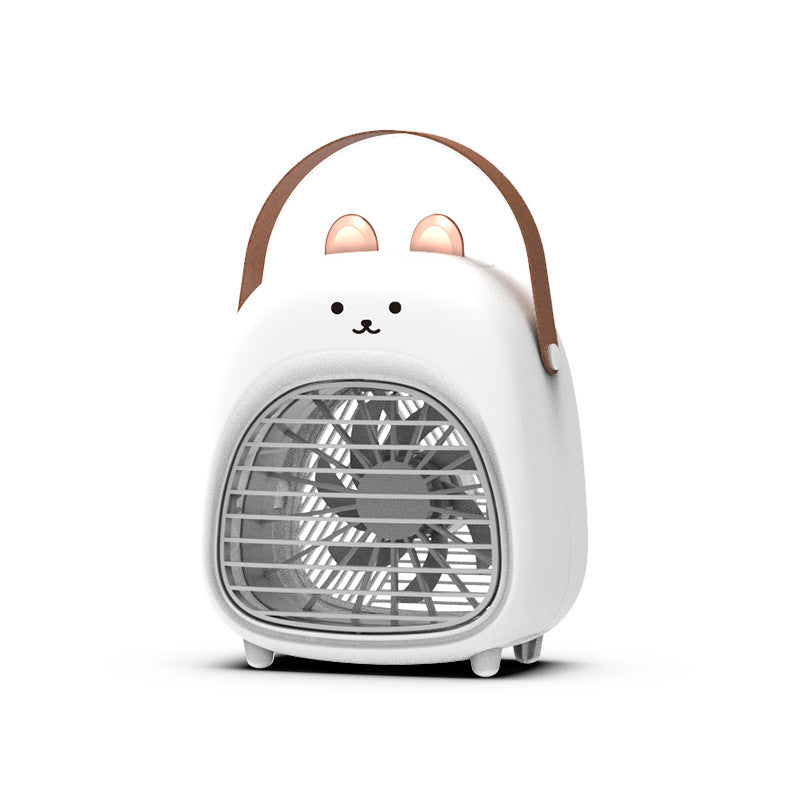 Spray Fan Humidification Cooling USB Portable Mute Desktop Fan