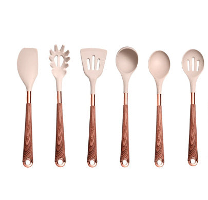 Silicone Kitchen Utensil Set High Temperature Resistant Non-stick Pan