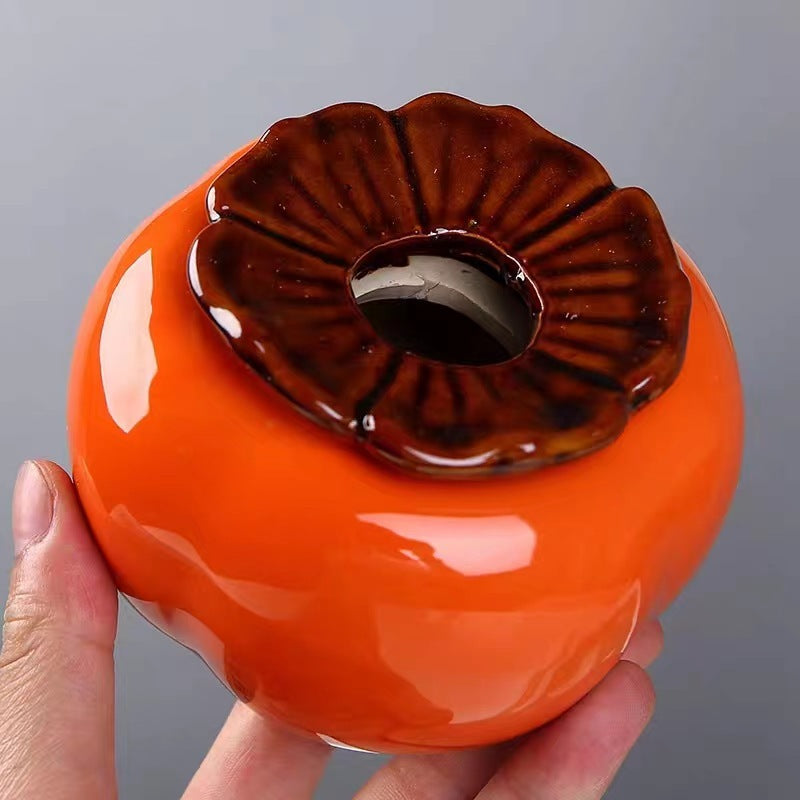 Creative Persimmon Vase Ceramic Decorations Ornaments