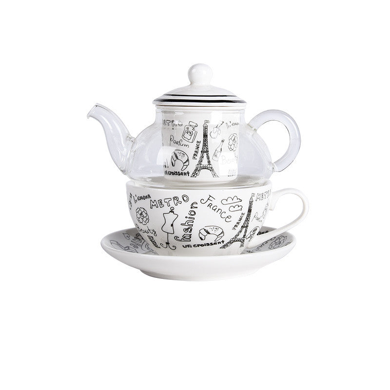 Ceramic English Mother And Son Pot Set