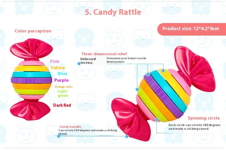 Baby Rattle Baby Hand Grasping Toy