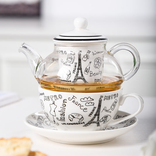 Ceramic English Mother And Son Pot Set