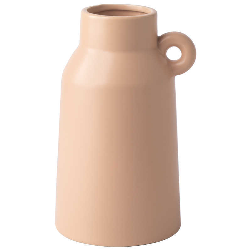 Single Ear Ceramic Flowerpot Living Room Decorations Fontanesia Hydroponic Vase Slightly Flaw