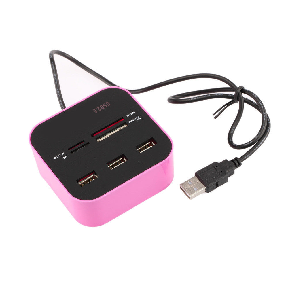 Usb Splitter Multi-function Card Reader Four In One