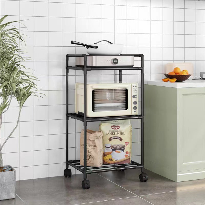 Kitchen Shelf Trolley Floor Multi-layer Household Storage Rack