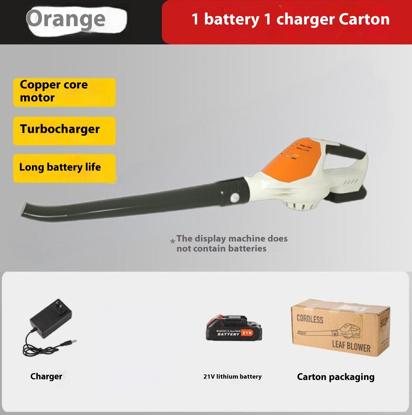 Lithium Electric Dust Removal Blowing Dust Removal High-power Blower