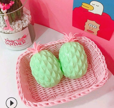 Creative decompression toy new strange toy grape ball vent toy pineapple pinch music whole person toy