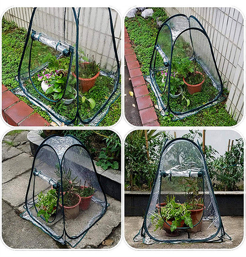 Frostschutzgewächshaus für Gartenpflanzen und Blumen im Freien