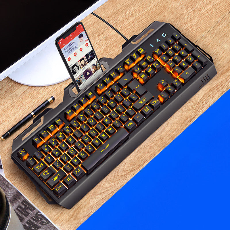 Gaming-Tastatur mit mechanischem Gefühl