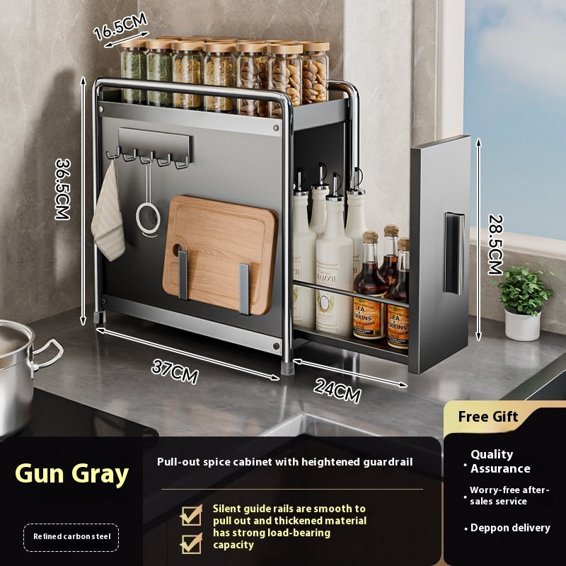 Kitchen Household Pull-out Multi-layer Storage