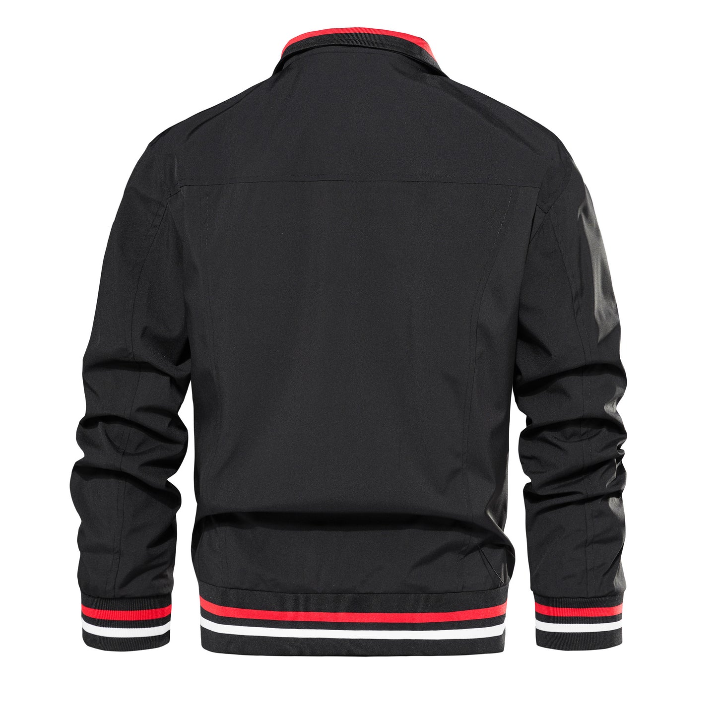 Men's Bomber Jacket Lightweight Casual Windbreaker Spring Fall Zip Up Coat