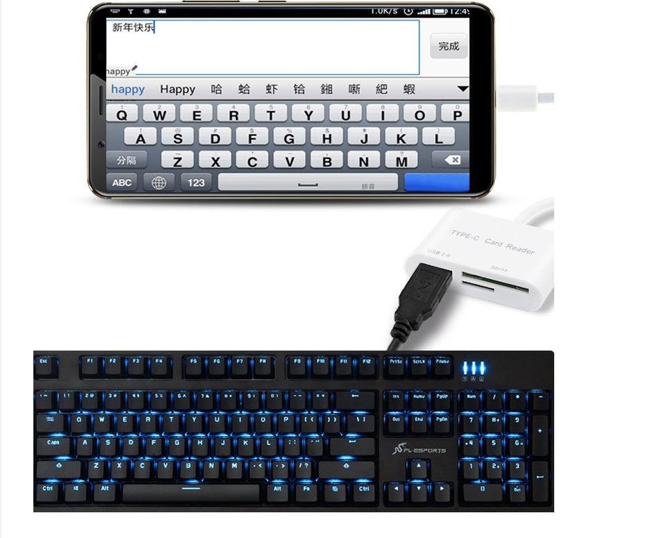 Multi-function TF Two-in-one Card Reader