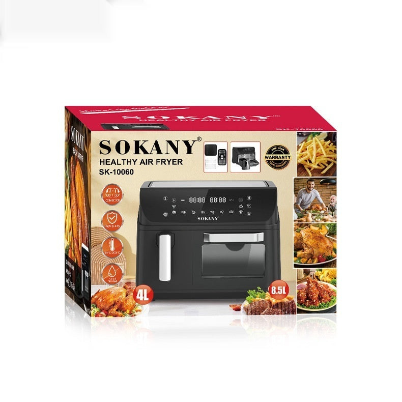 SOKANY10060 AIR FRYER Household 125L Healthy FRYER Visualization Double Pot FRYER AIR FRYER