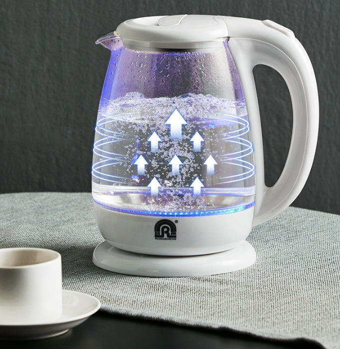 Automatic power off household glass kettle
