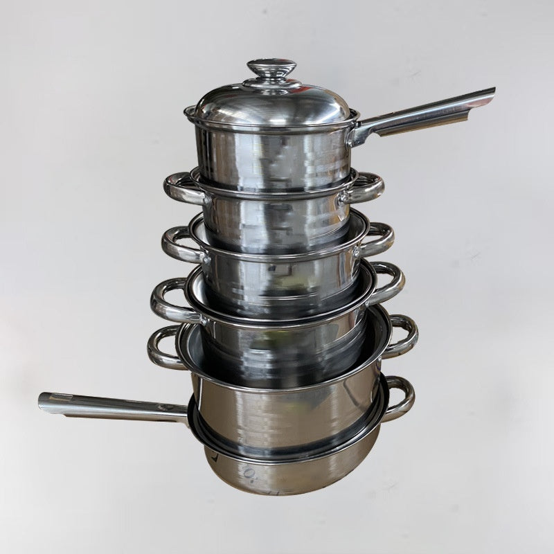Twelve Pieces Set Pot Household Non-stick