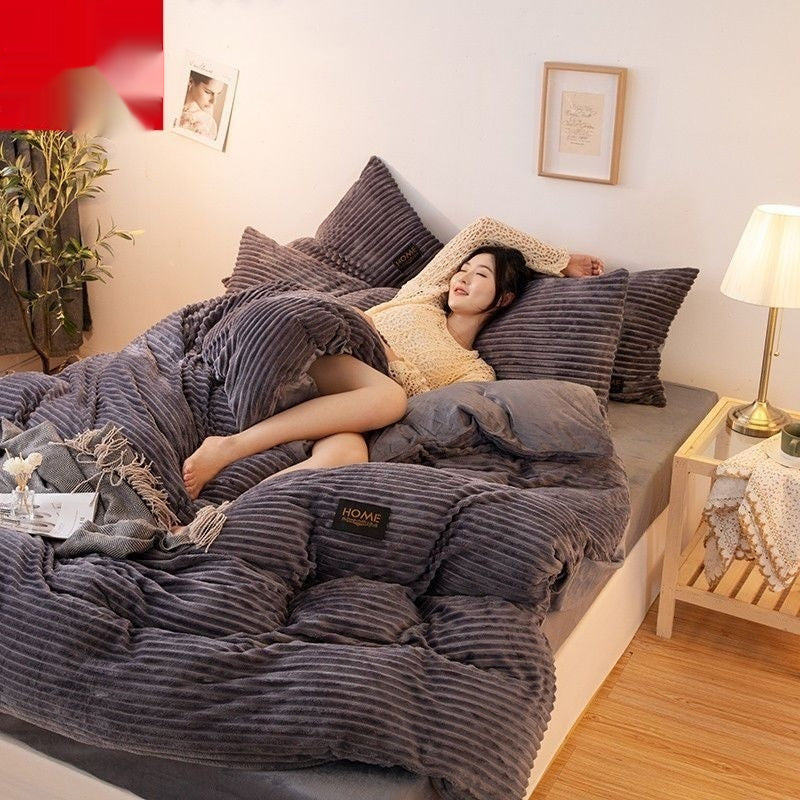 Milk Fiber Thickened Thermal Bedding