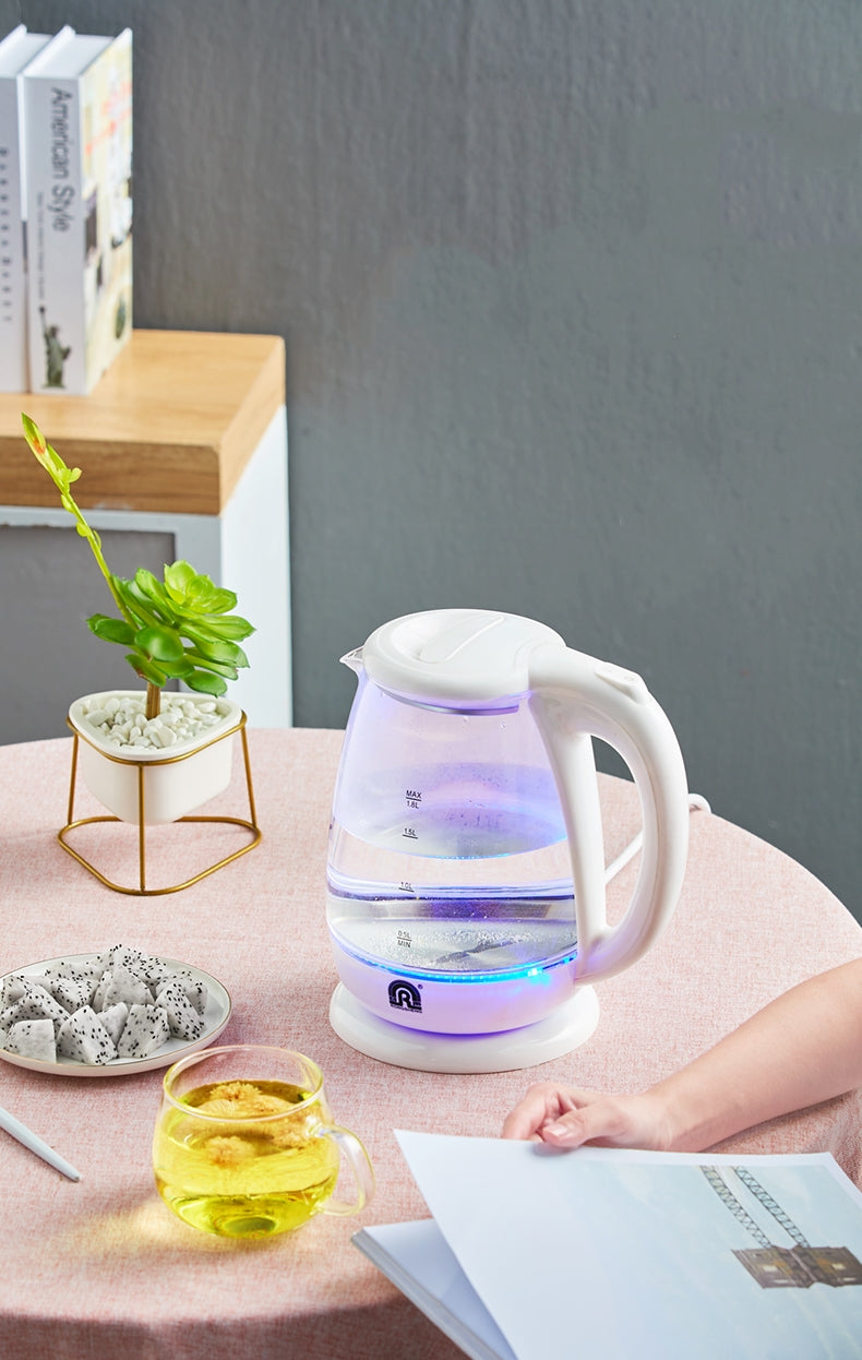 Automatic power off household glass kettle