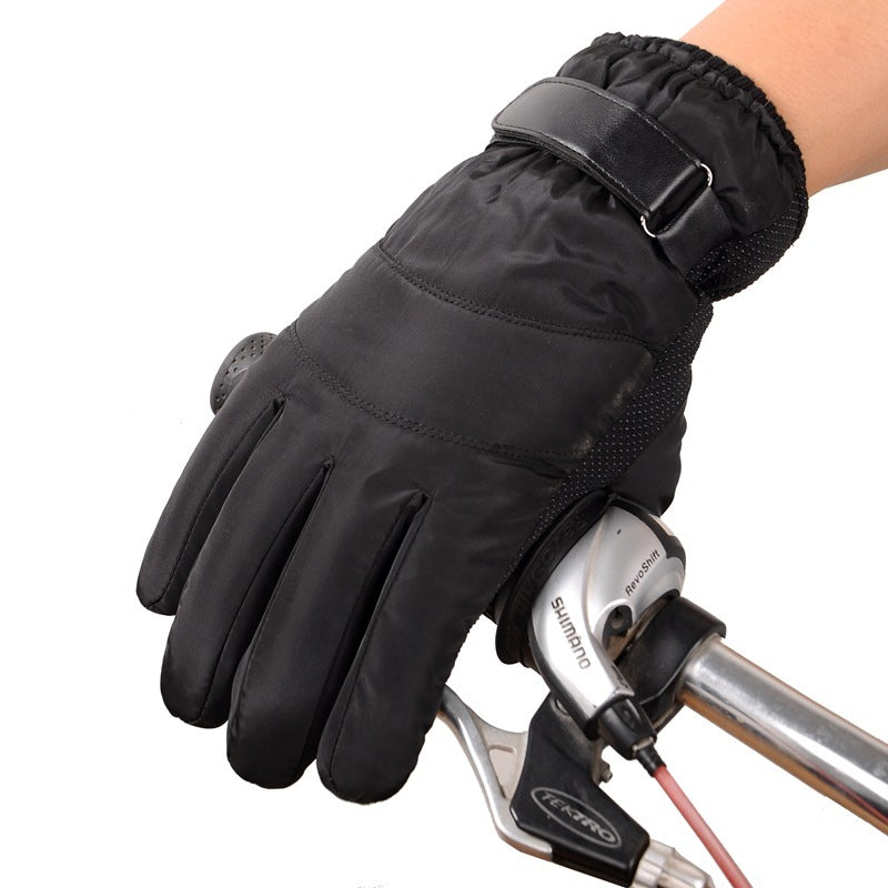 Satin gloves rainproof ski cotton gloves