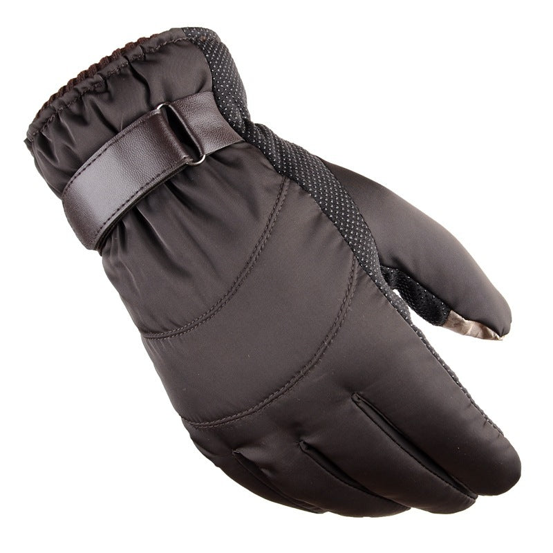 Satin gloves rainproof ski cotton gloves