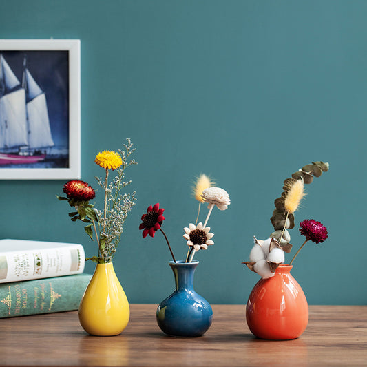 Ceramic Mini Vase Decorations Originality