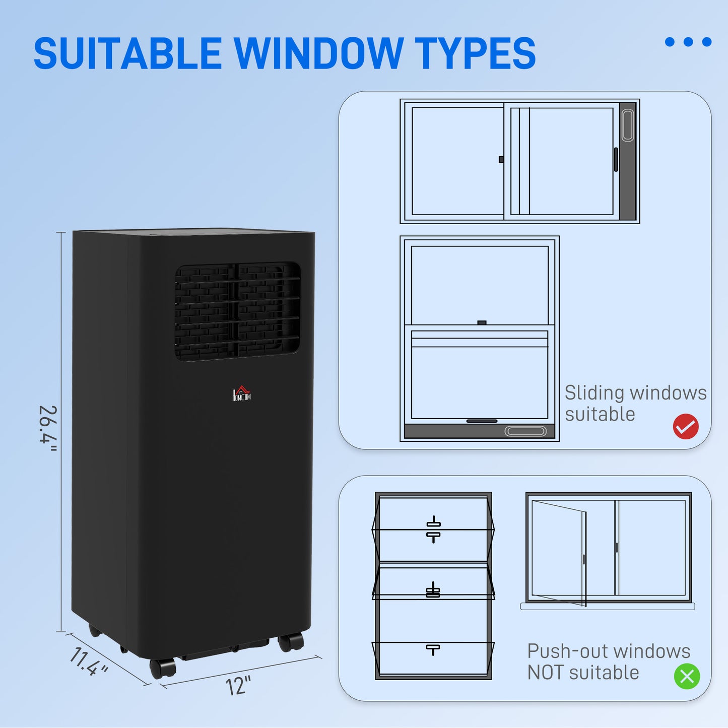 8000 BTU Mobile Air Conditioner