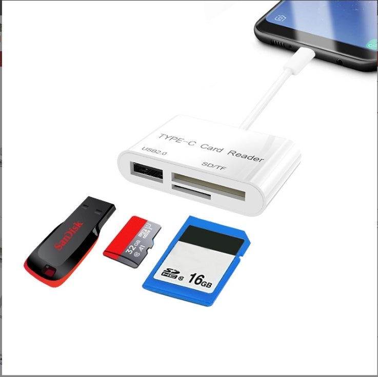 Multi-function TF Two-in-one Card Reader