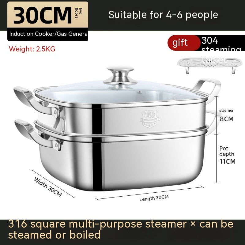 Square Steamer Household Multi-function