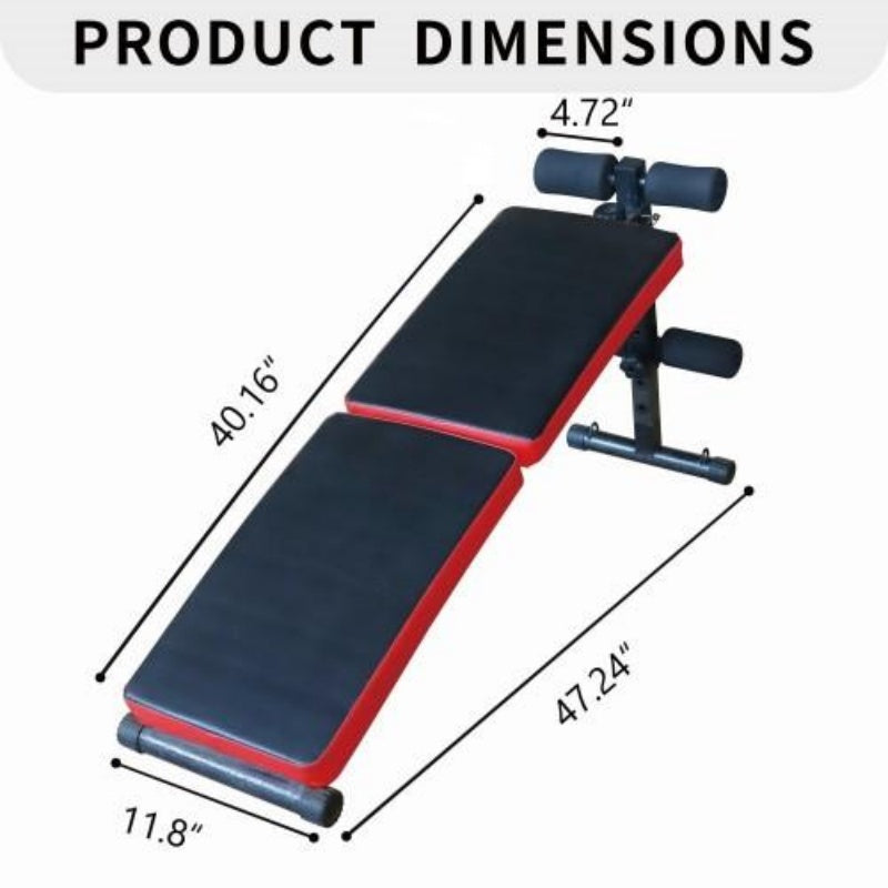 Home Gym Multifunktionale Einstellbare Kraft Training Faltbare Sit-up Fitness Bank