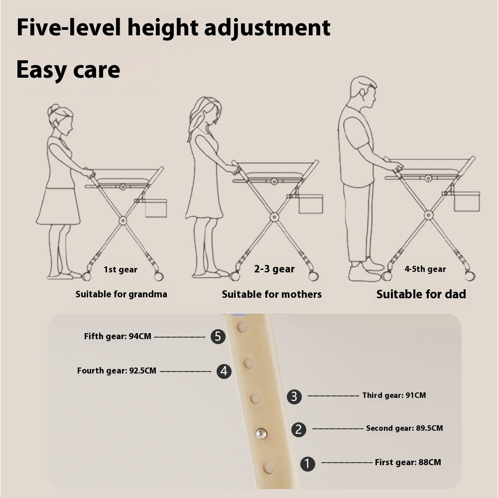 Baby Care Faltbarer multifunktionaler Wickeltisch