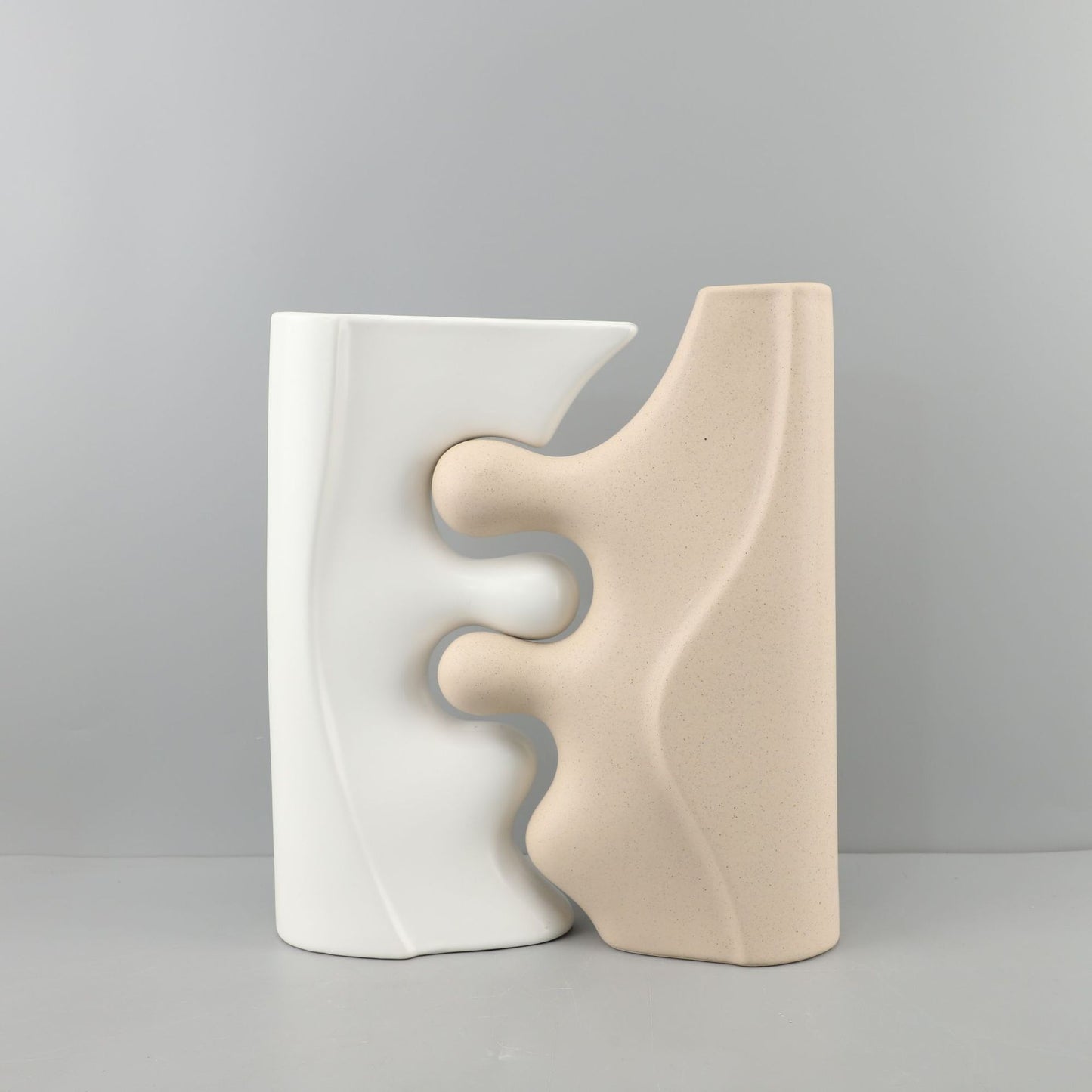 Simple Modern Ceramic Geometric Vase TV Cabinet Sample Room Decorations Ornaments